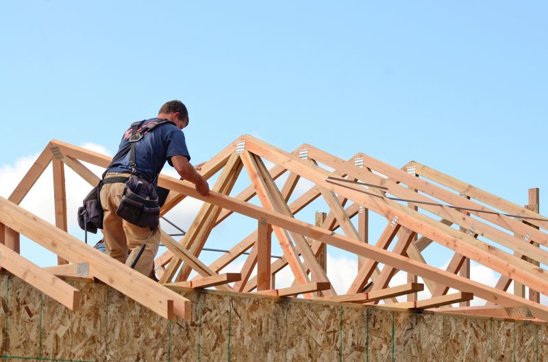 A Frame Roof Installation in Essex Junction, VT