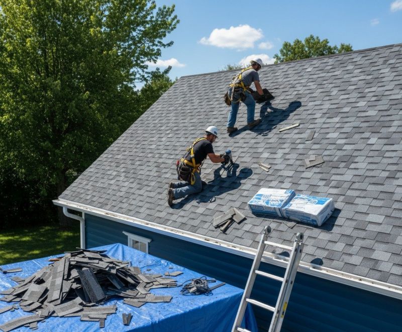 Asphalt Roof Replacement in Lamoille County, VT