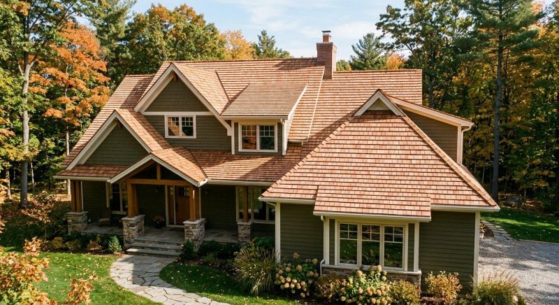 Cedar Roof Installation in Lamoille County, VT