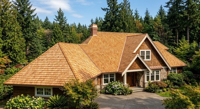 Cedar Roof Installation in Plattsburgh, NY