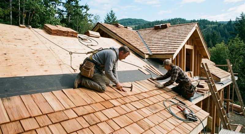 Cedar Roof Installation in Willsboro, NY
