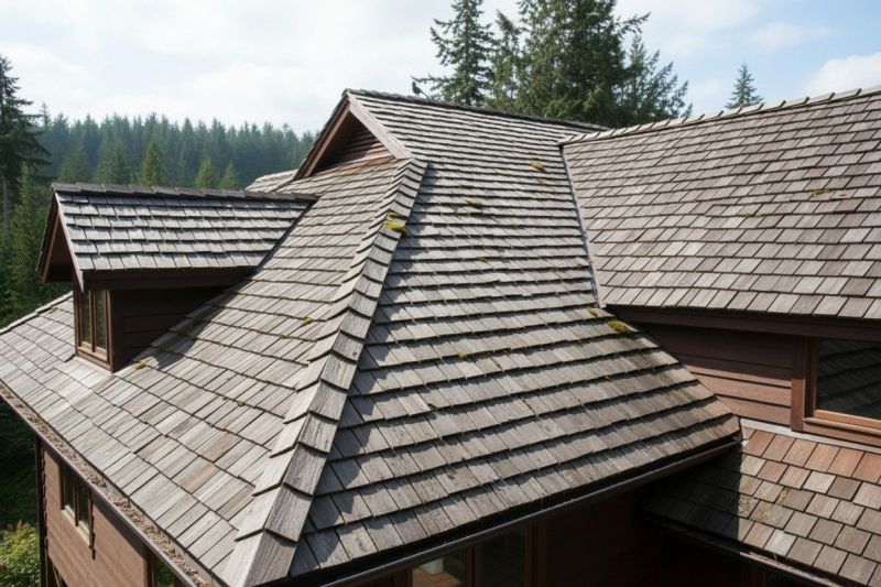 Cedar Roof Replacement in Milton, VT