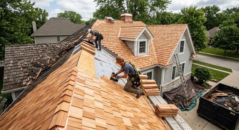 Cedar Roof Replacement in Stowe, VT