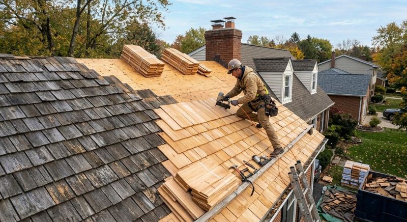 Cedar Shingles Replacement in Colchester, VT