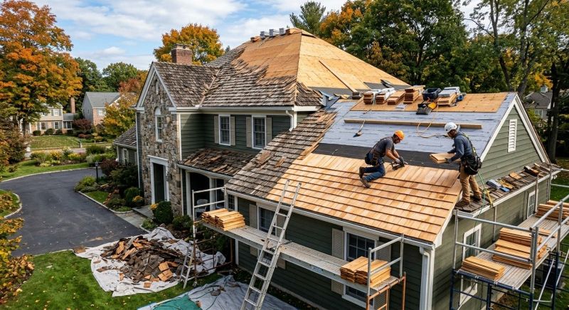 Cedar Shingles Replacement in Lamoille County, VT