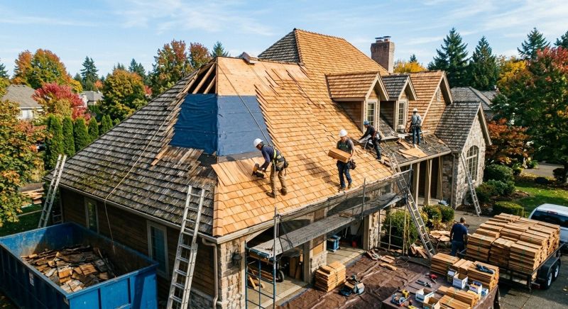 Cedar Shingles Replacement in Williston, VT