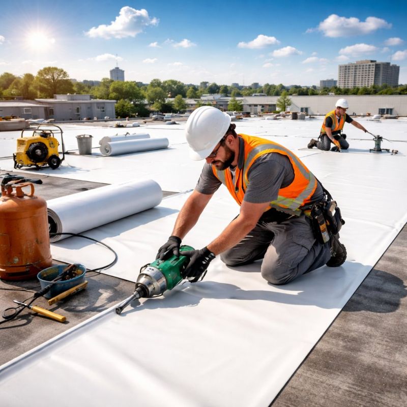 Epdm Roof Installation in Cambridge, VT