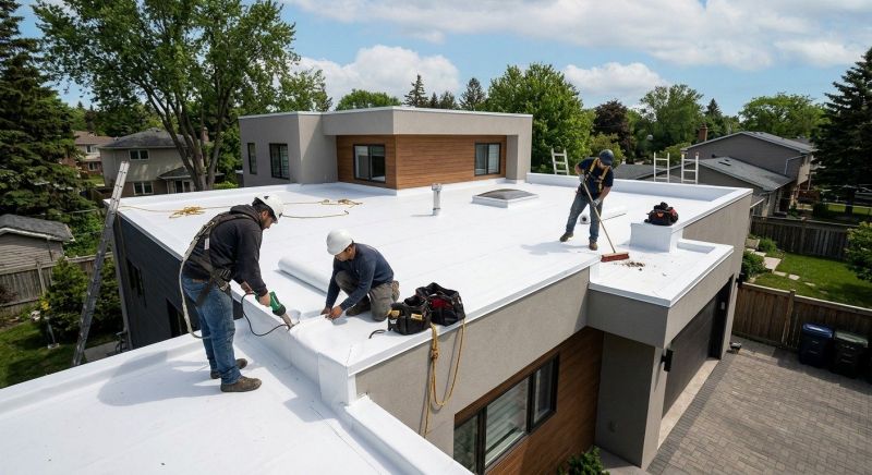 Flat Roof Installation in Essex Junction, VT