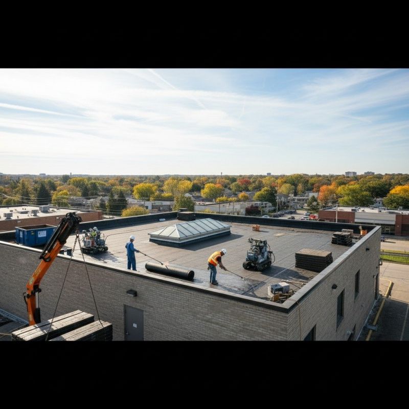 Flat Roof Replacement in Cambridge, VT