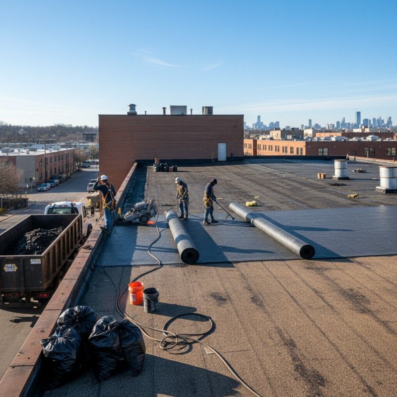 Flat Roof Replacement in Chittenden County, VT