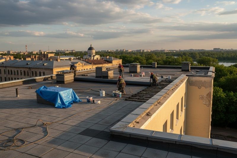 Flat Roof Replacement in Essex Junction, VT