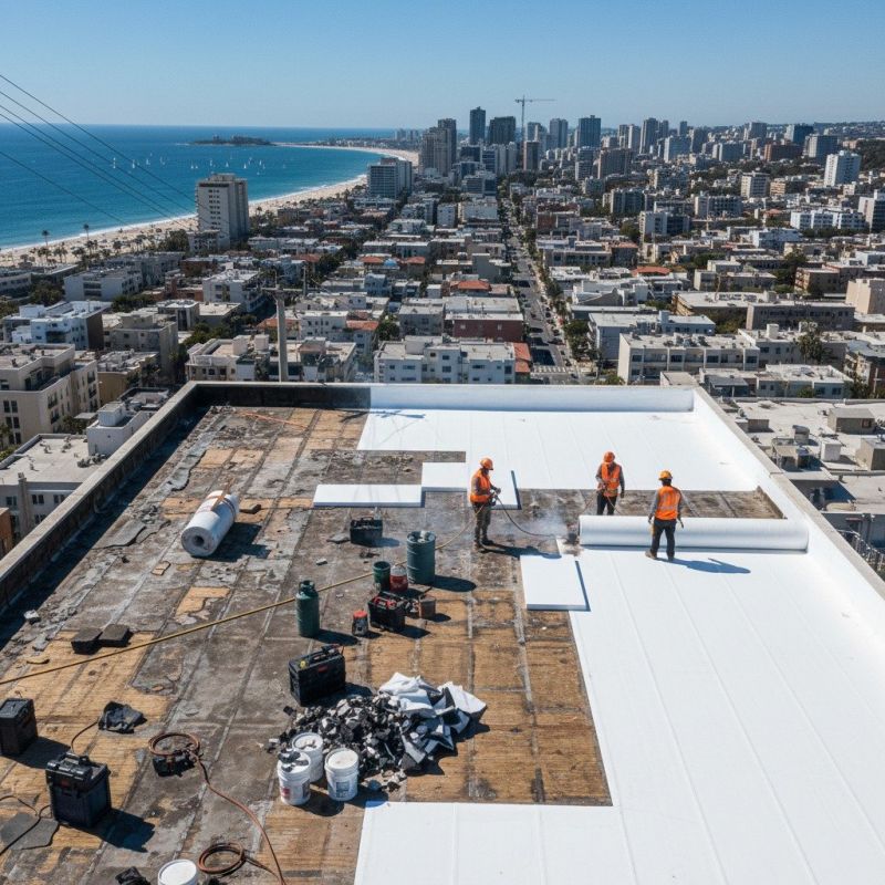 Flat Roof Replacement in Plattsburgh, NY
