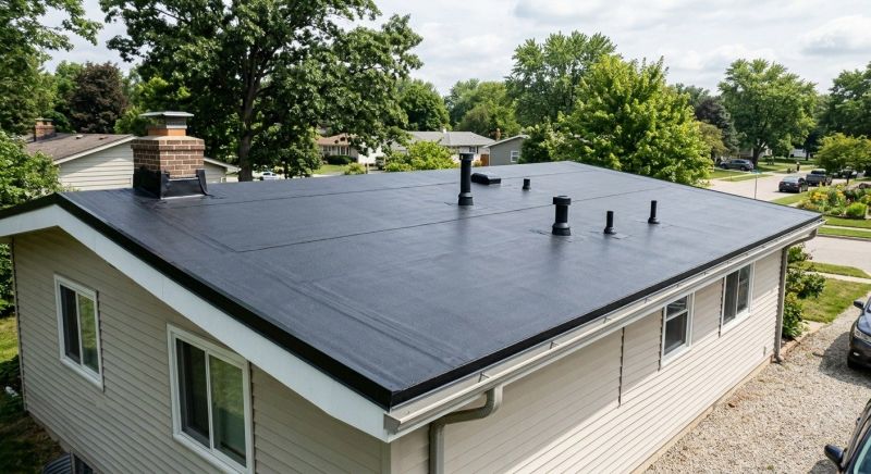 Rubber Roof Installation in Essex Junction, VT