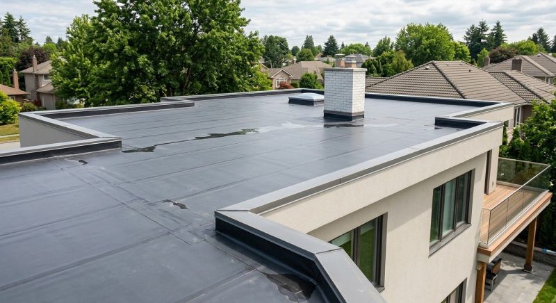 Single Ply Roof Installation in Milton, VT