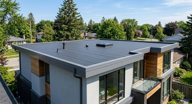 Single Ply Roof Installation in Plattsburgh, NY
