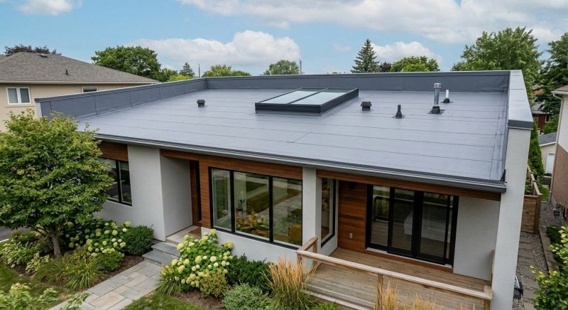 Single Ply Roof Replacement in Colchester, VT