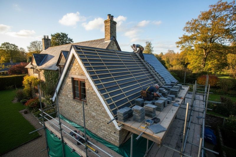 Slate Roof Replacement in Chittenden County, VT