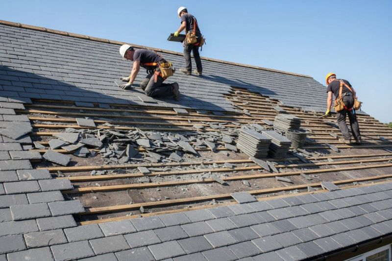 Slate Roof Replacement in Colchester, VT