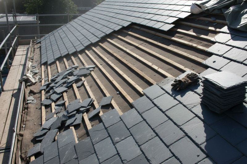 Slate Roof Replacement in Jeffersonville, VT