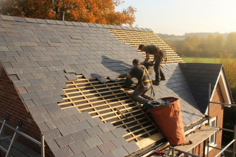 Slate Roof Replacement in Stowe, VT