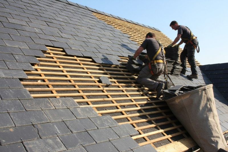 Slate Roof Replacement in Waterbury, VT