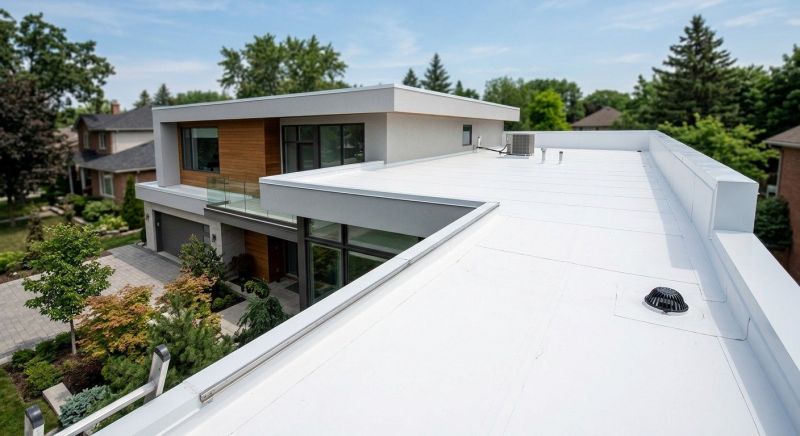 Tpo Roof Installation in Morrisville, VT
