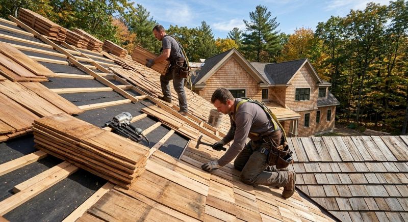 Wood Roofing Installation in Bristol, VT