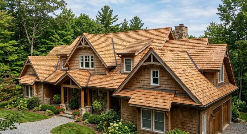 Wood Roofing Installation in Lamoille County, VT