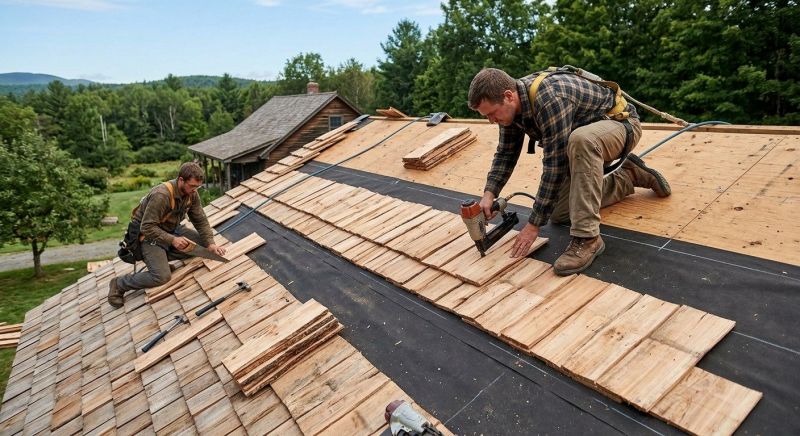 Wood Roofing Installation in Essex Junction, VT