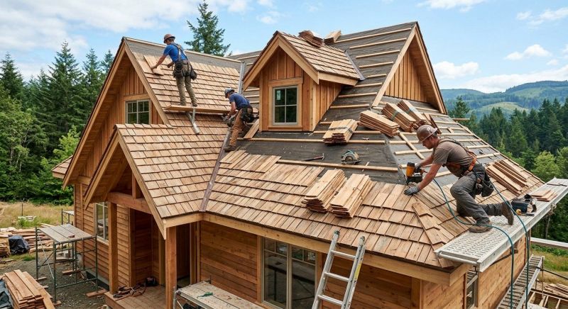 Wooden Roof Installation in Essex Junction, VT